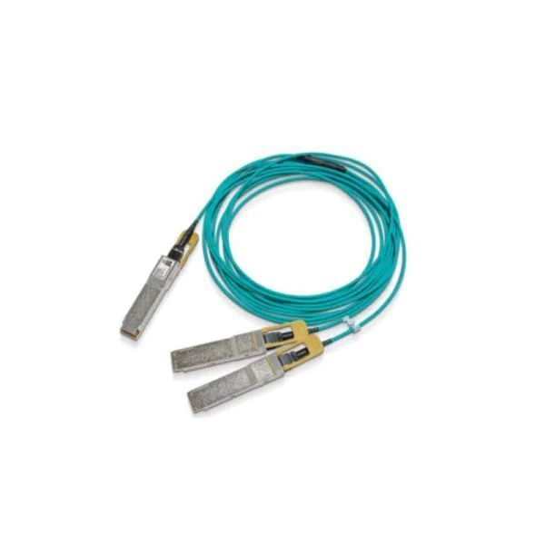 2x200Gb/s to 2x200Gb/s (2xQSFP56 to 2xQSFP56) MMF Active Optical Cross Connect Splitter H-Cable