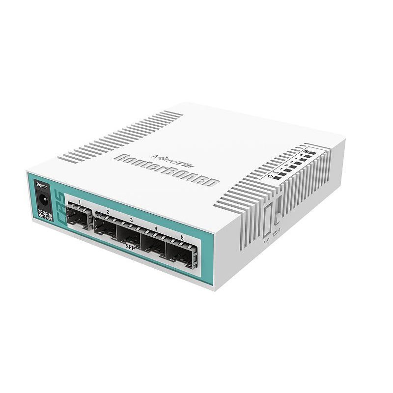 CRS106-1C-5S, Mikrotik CRS, Smart Switch, 5x SFP, 1x Combo Port, 400MHz CPU
