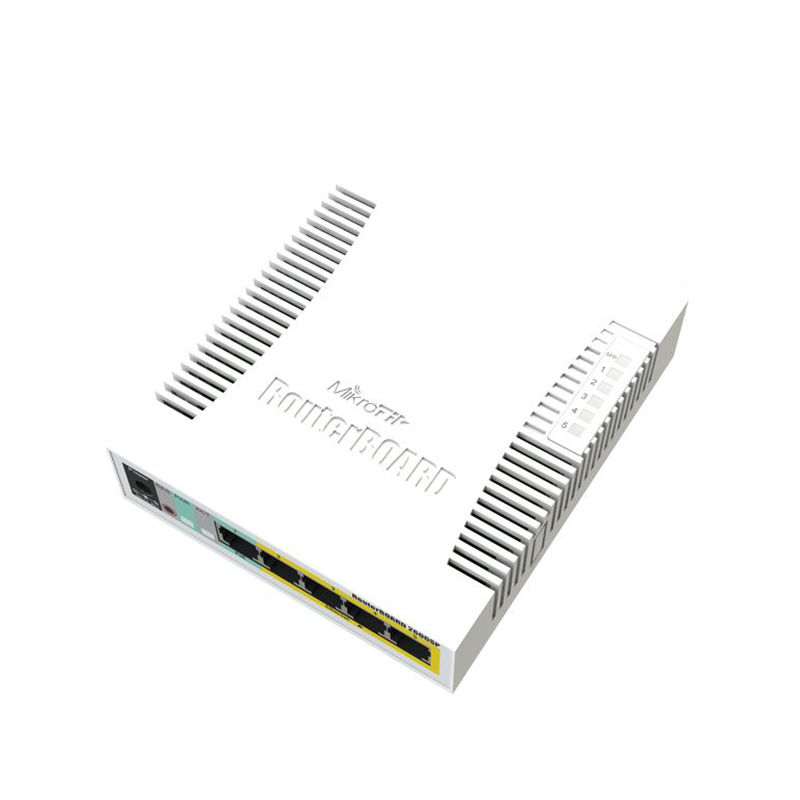 CSS106-1G-4P-1S, Mikrotik CSS Smart Switch, 5x Gigabit PoE/1x SFP/SwOS