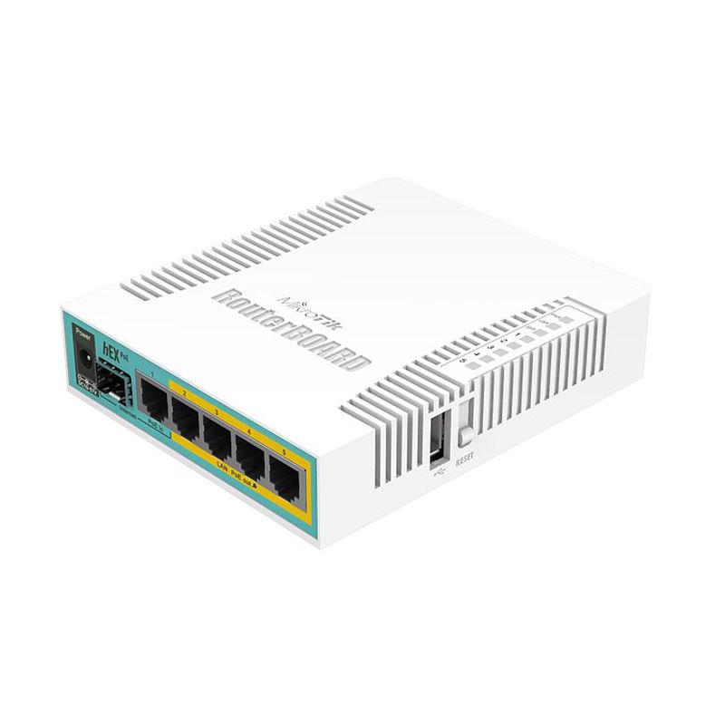 RB960PGS, Mikrotik RB9600 Series Router, 5x GE PoE/1x SFP/800MHz CPU