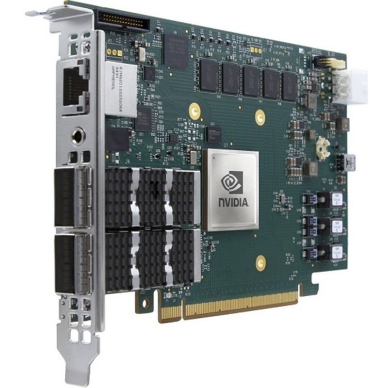 MBF2H516A-CENOT, NVIDIA Mellanox BlueField-2 DPU, 100GbE Dual-Port/PCIe Gen4 x16/16GB DDR