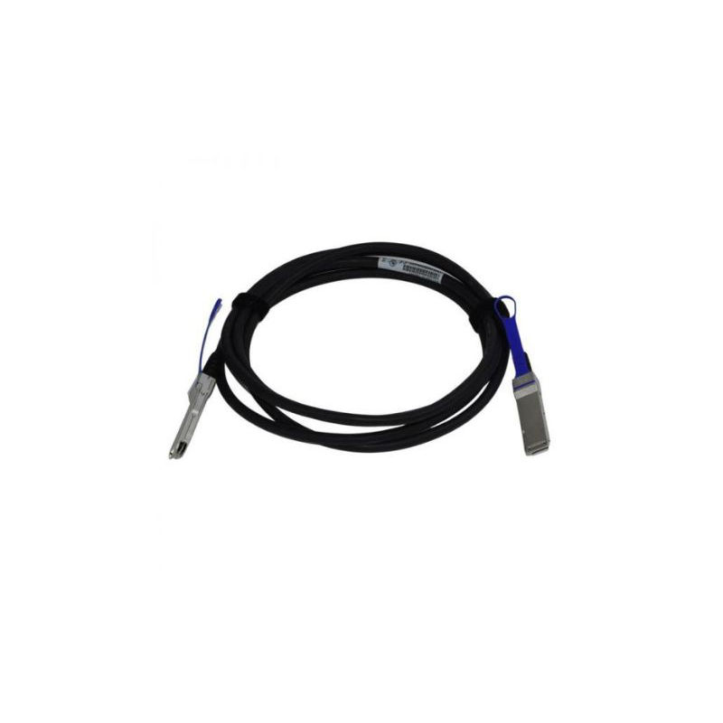 NVIDIA Mellanox MCP1660-W00AE30, Mellanox Direct Attach Copper Cable, 400GbE QSFP-DD/0.5m/30 AWG
