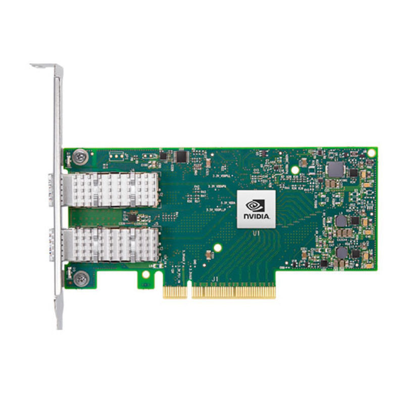 MCX4121A-ACHT, NVIDIA Mellanox ConnectX-4 Lx Network Interface Card, 25GbE Dual-Port SFP28/PCIe3.0 x8/UEFI Enabled