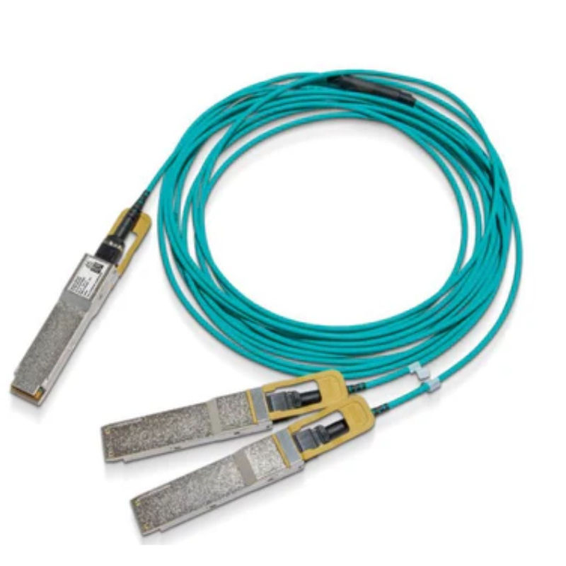 MFS1S90-H020E, NVIDIA Mellanox Active Fiber Splitter Cable, HDR 2x200Gb/s, 2xQSFP56, 20m