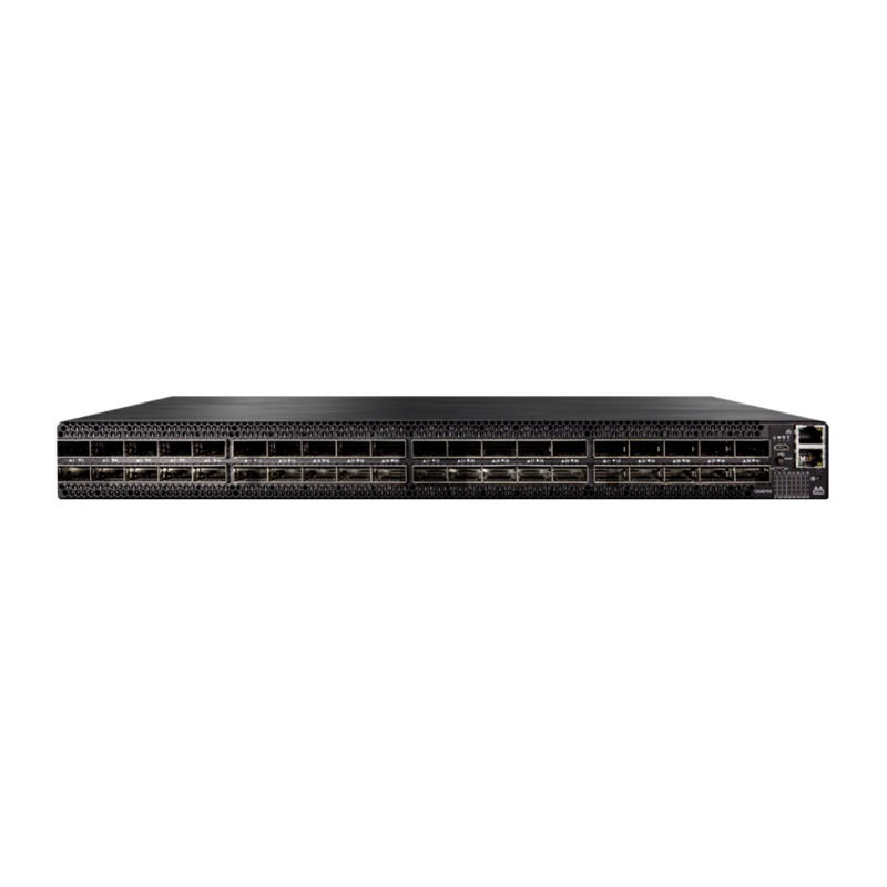 MQM9790-NS2R, NVIDIA Mellanox Quantum Switch, 64x400Gb/s OSFP/32 OSFP/Unmanaged/C2P airflow