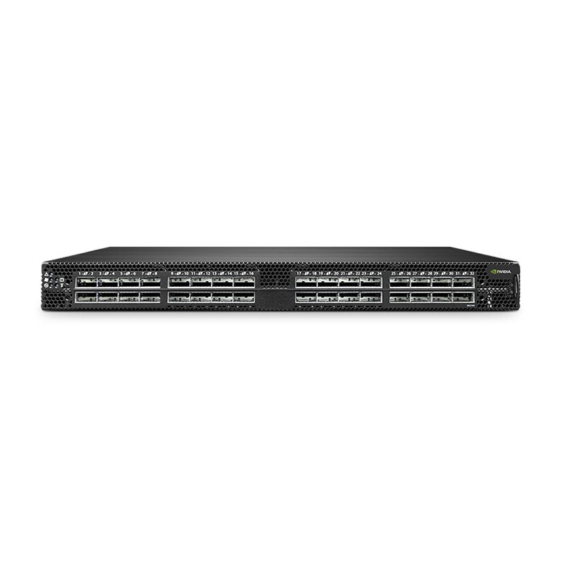 MSN2700-CS2RC, NVIDIA Mellanox Spectrum Switch, 32x100GbE QSFP28/2xAC PSU/x86 CPU