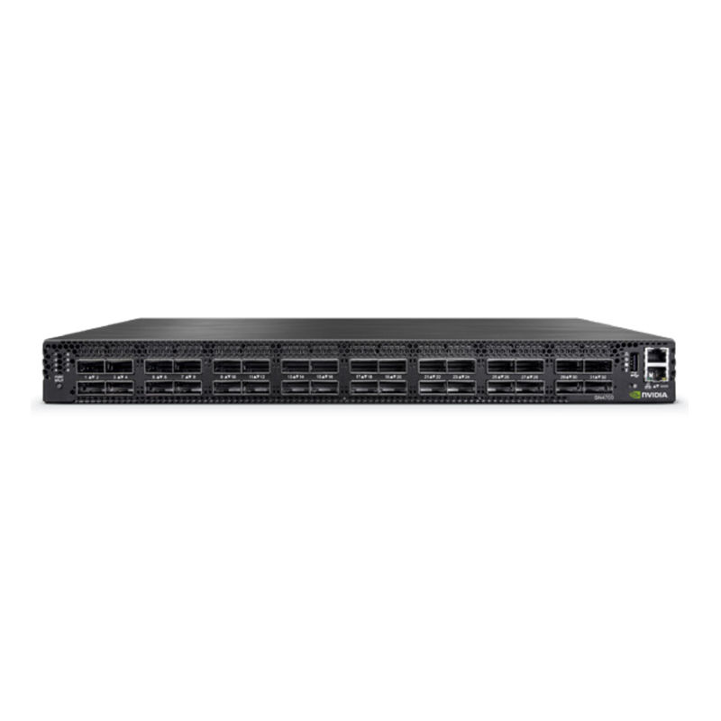 MSN4700-WS2RO, NVIDIA Mellanox Spectrum-3 Switch, 32x400GbE QSFPDD/2xAC PSU/C2P airflow