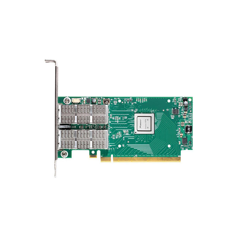 MT27808A0-FDCF-GE, NVIDIA Mellanox ConnectX-5 EN Network Card, 2x50GbE/PCIe 3.0 x16/2-port