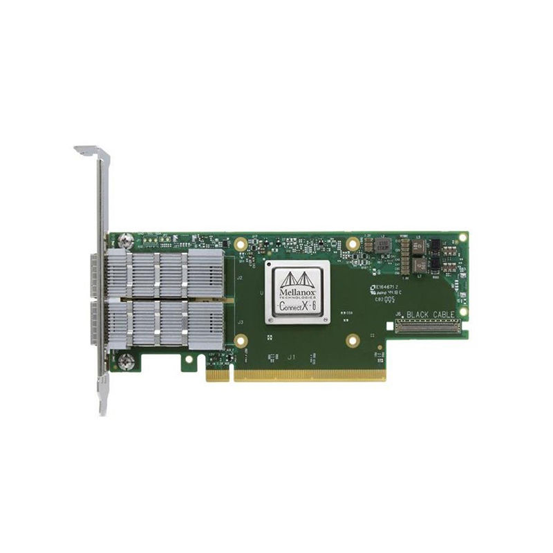 MT28908A0-NCCF-HVM, NVIDIA Mellanox ConnectX-6 Network Adapter, 2xHDR/200GbE, Multi-Host, PCIe 4.0 x32