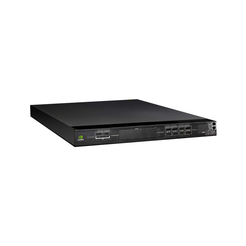 MTQ8200-HS2F, NVIDIA Mellanox MetroX-2 Switch, 2xQSFP28 40km/8x200Gb/s/2xAC PSU