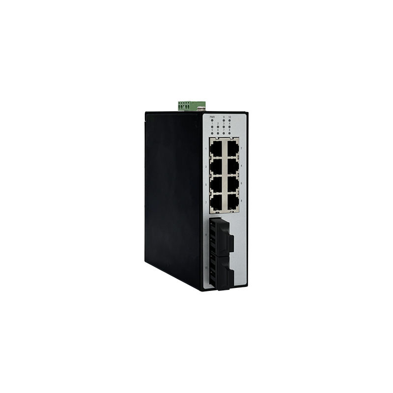 SDS300-A10R0208-S-SC, MRD R37 Series Switch, 2x100BaseX Fiber (40KM/SM/SC)/8x10/100BaseT