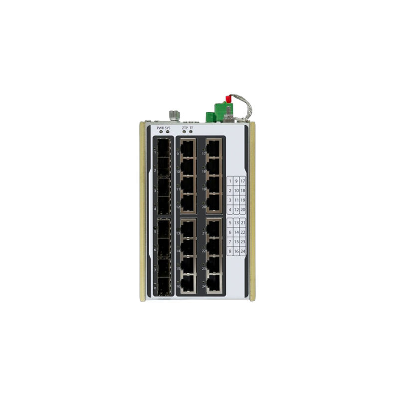 TCC4100-CU80G0, MRD TCC4100 Series Switch, 8xSFP 100/1000/2500BaseX/16xRJ45 10/100/1000BaseT