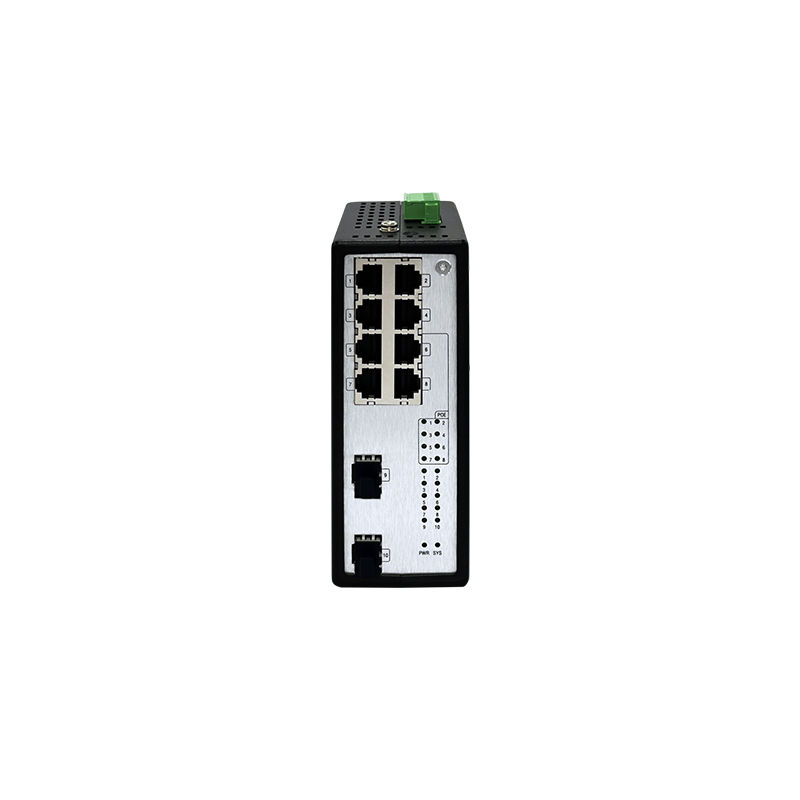 TOM1000-BHTB10P2080P, MRD TOM1000 Switch, 2x100/1000BaseX SFP/8xPoE 10/100/1000BaseT