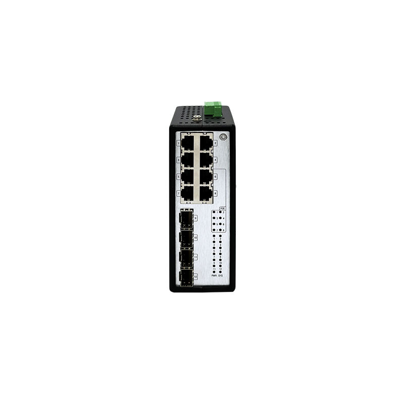 TOM1000-BHTB12P4080P, MRD TOM1000 Series Switch, 4x100/1000BaseX SFP (no module) / 8xPoE 10/100/1000BaseT