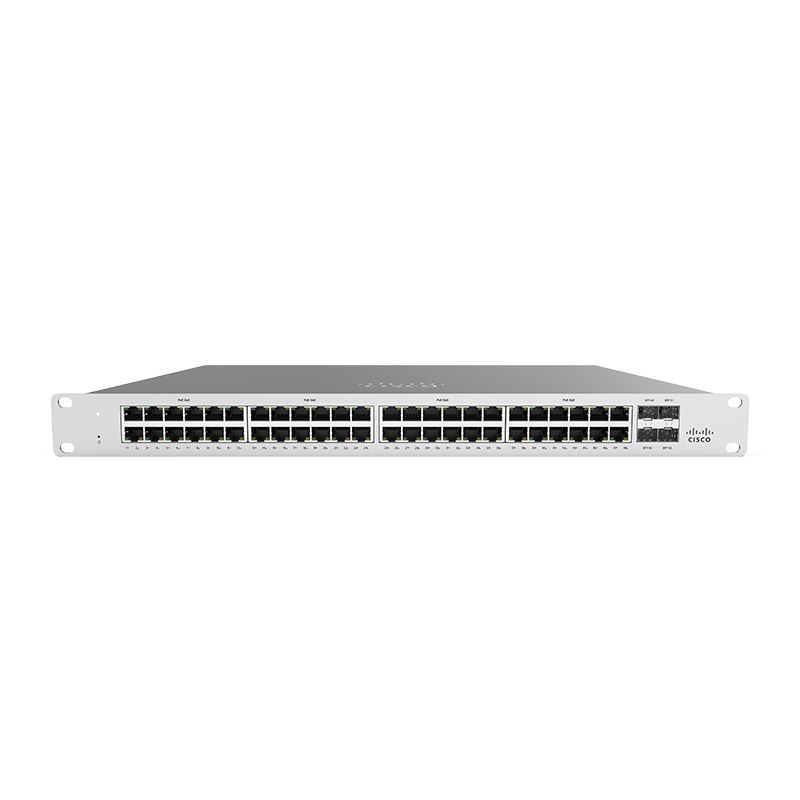 MS120-48LP-HW, Cisco Meraki MS120 Switch, 48x1G PoE/Cloud Mgmt/370W PoE