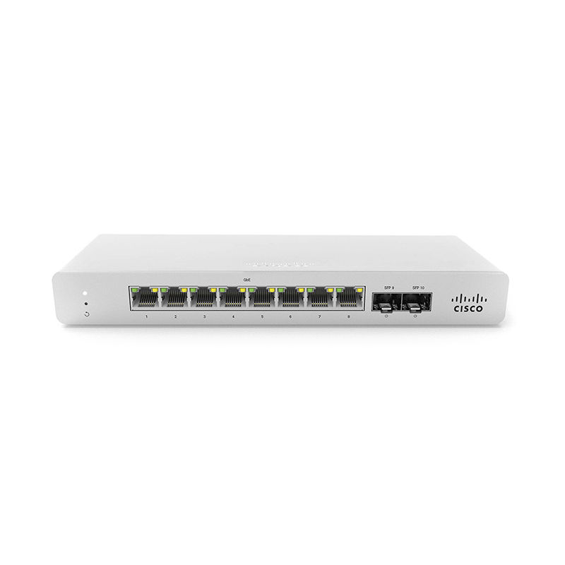 MS120-8-HW, Cisco Meraki MS120 Series Switch, 8x1G RJ45/L2 Cloud Managed/No Fan