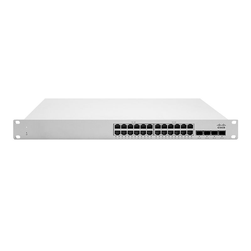 MS250-24-HW, Cisco Meraki MS250 Switch, 24xGigE/Layer 3/Cloud managed