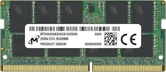 Micron 16GB DDR4-3200 PC4-25600 ECC SODIMM Memory Module