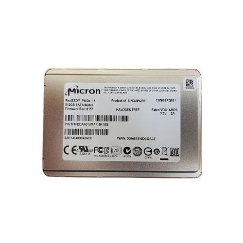 Micron RealSSD P400e 512GB MLC SATA 6Gb/s 1.8-inch Enterprise Solid State Drive (SSD)