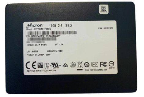 Micron 1100 SSD - 1 TB - 2.5" SATA III