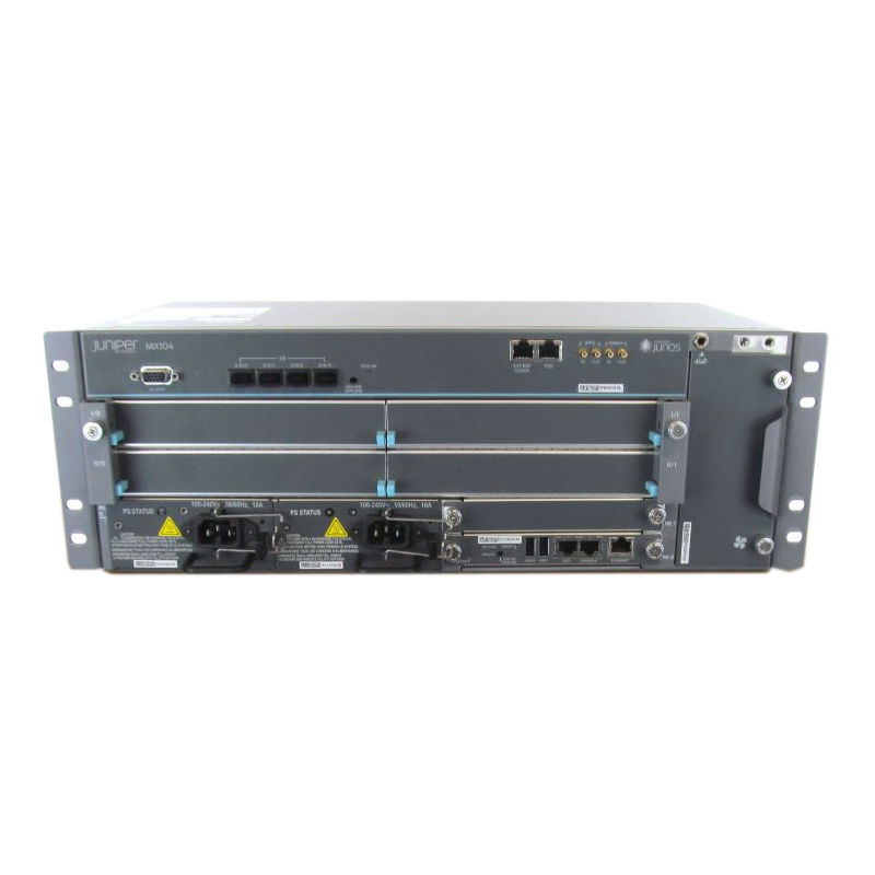 MX104-AC, Juniper MX104 Router, 4 MIC slots/4x10GE XFP/AC PSU