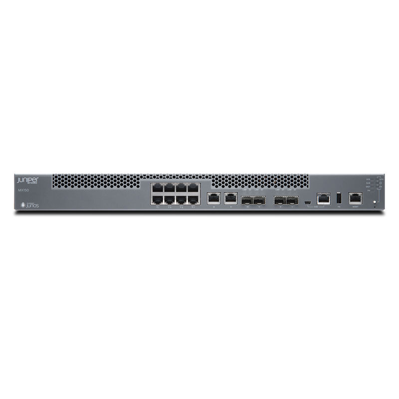 MX150-R, Juniper MX Series Router, 10xGE/2xSFP/2x10G, 6-core CPU, 32GB RAM