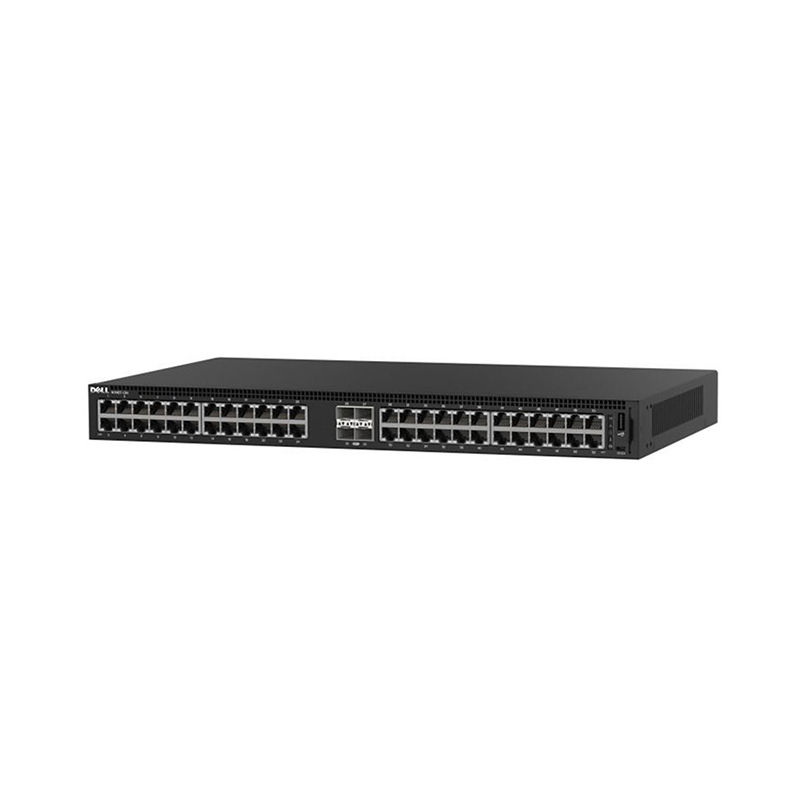N1148T-ON, Dell N1100 Switch, 48x1GbE RJ45/4x10GbE SFP+/L2 Managed