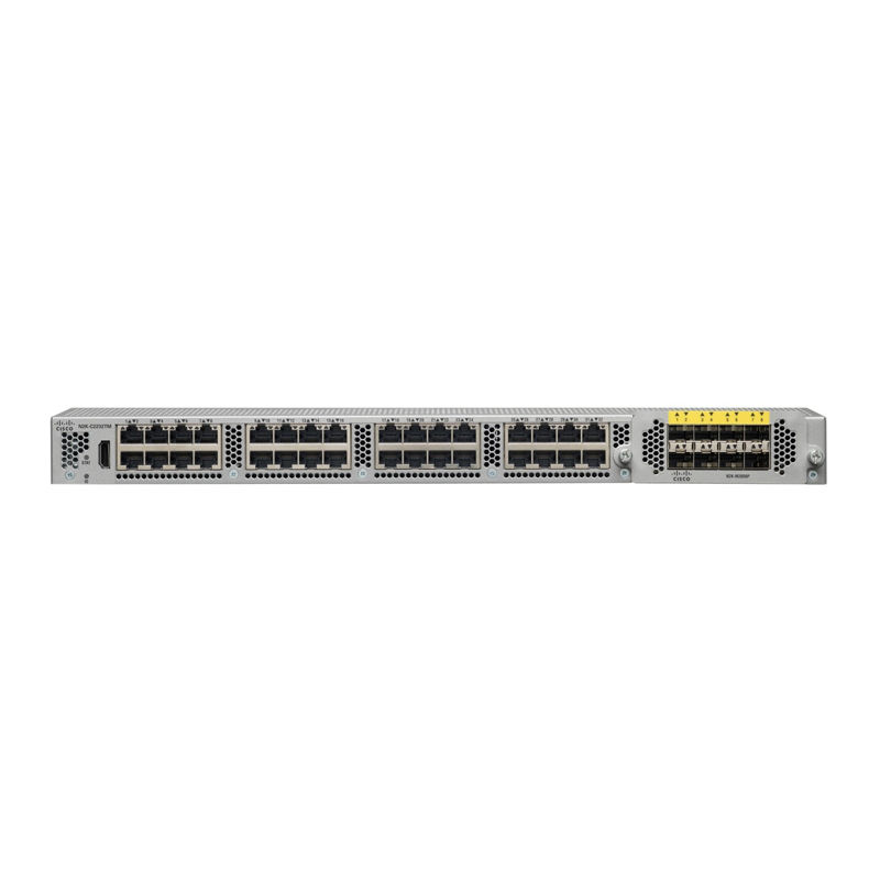 N2K-C2232TM-E, Cisco Nexus 2000 Switch, 32x10GBASE-T/8x10GE/2 Power Supply