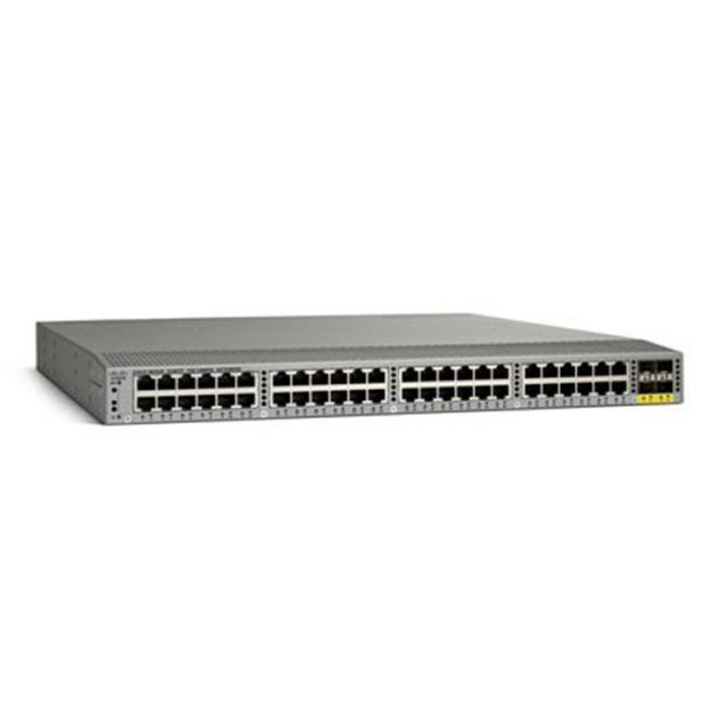 N2K-C2248TF-E, Cisco Nexus 2000 Fabric Extender, 48x1GE + 4x10GE, 32MB buffer, Dual PSU