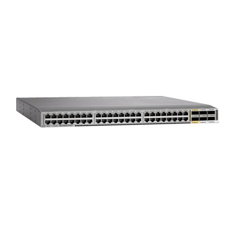 N2K-C2348TQ, Cisco Nexus 2300 Switch, 48x10GBASE-T/6x40G QSFP+/3 Fans