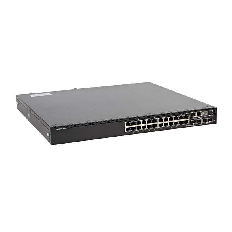 N3024ET-ON, Dell Networking N3024ET-ON Switch, 24x1GbE/2x10GbE SFP+/Stacking
