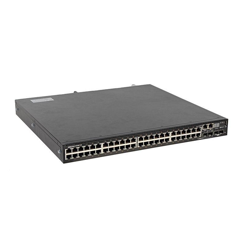 N3048EP-ON, Dell Networking Switch, 48x1GbE POE+/2x10GbE SFP+/L3 Stackable