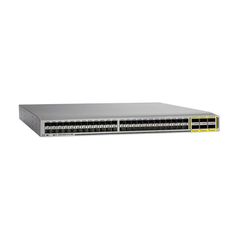 N3K-C3172PQ-XL, Cisco Nexus 3172PQ-XL Switch, 48xSFP+ ports/6xQSFP+ ports/Chassis