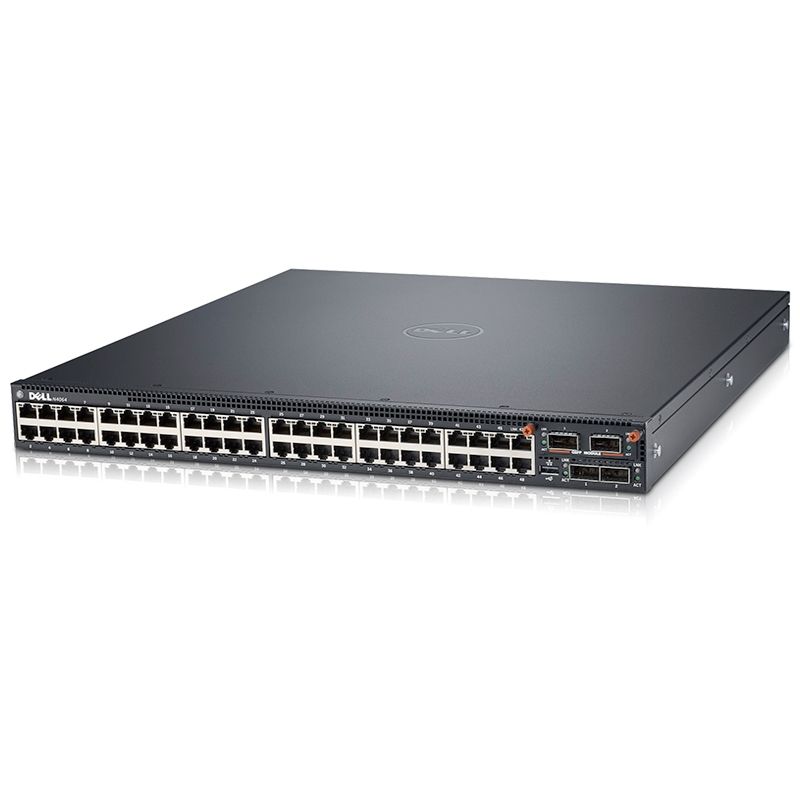 N4064, Dell Networking Switch, 48x10GBASE-T/2x40GbE QSFP+/2xAC PSU