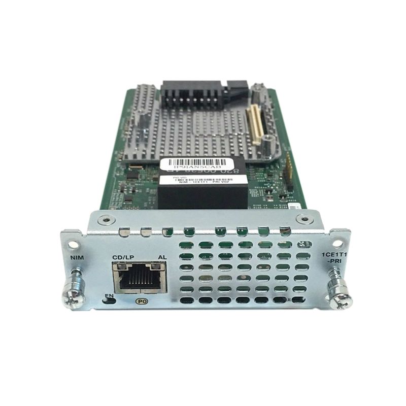 NIM-1CE1T1-PRI, Cisco NIM Interface Module, 1-port CE1/T1, PRI Support, Multiflex Voice/WAN