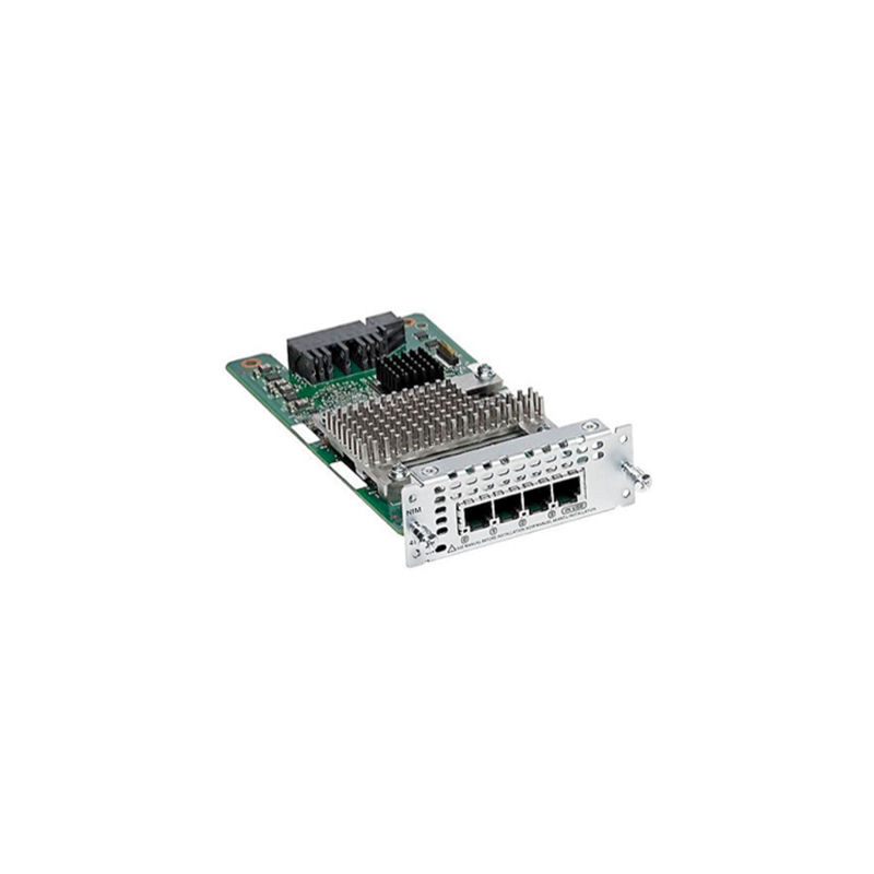 NIM-4BRI-NT/TE, Cisco NIM Series Voice Module, 4xBRI ports/NT-TE mode/No fan