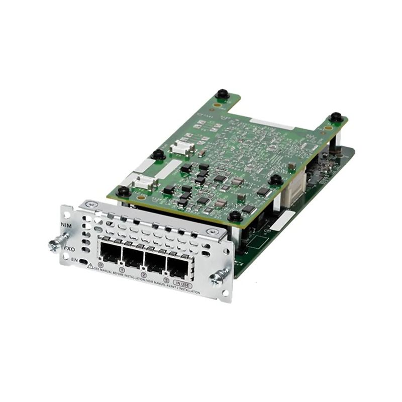 NIM-4FXO, Cisco NIM Series Network Module, 4-port FXO, Universal