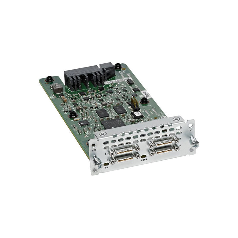 NIM-4T=, Cisco NIM-4T WAN Interface Card, 4 Serial Ports/Async support/Module