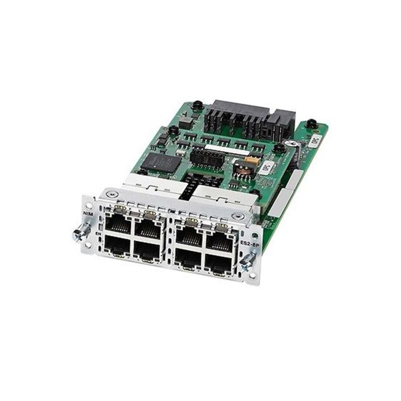 NIM-ES2-8-P, Cisco 4000 Series Router Switch Module, 8xGE PoE, Gigabit, NIM