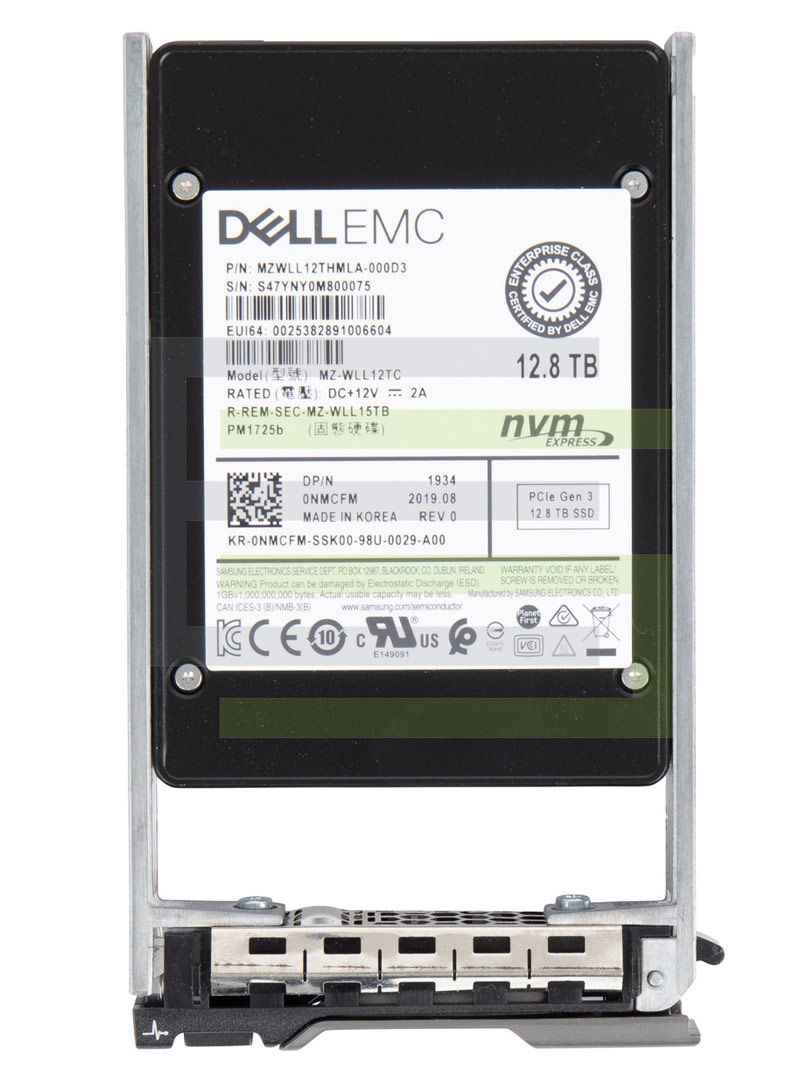 NMCFM - Dell PM1725b 12.8TB PCI Express NVMe TLC 2.5" SSD
