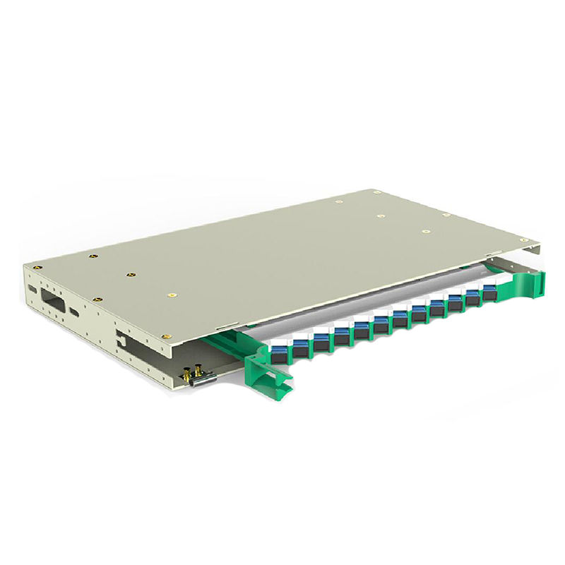 ODU-A-12C, Neutral ODU-A Series ODF Unit, 12-core, welding tray, no pigtail