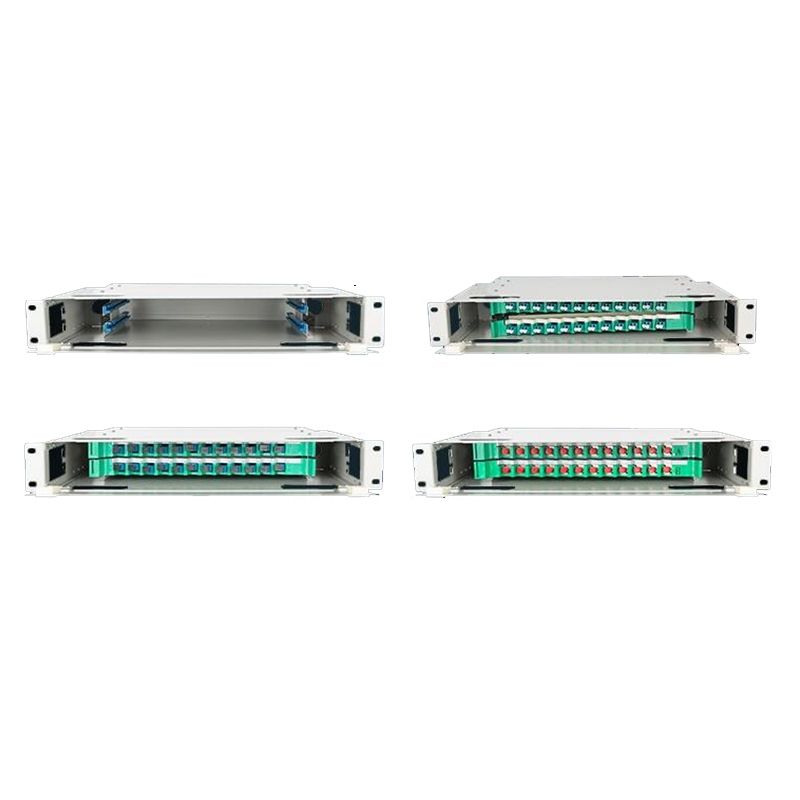 ODU-B-24C, Neutral ODU-B Series ODF Unit, 24 cores/with welding tray/adapter optional