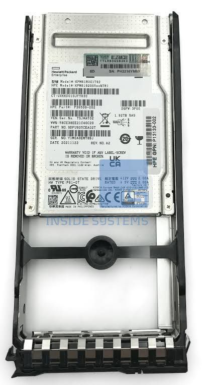 HPE Primera 600 P13368-001 1.92TB SAS 6Gb/s SFF SSD