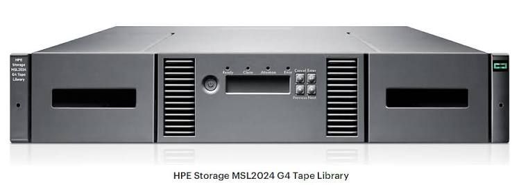 HPE Storage MSL2024 Tape Library
