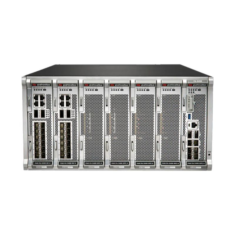 PAN-PA-5450, Palo Alto PA-5450 Firewall, Base AC hardware bundle/2xAC PSU/4xFans