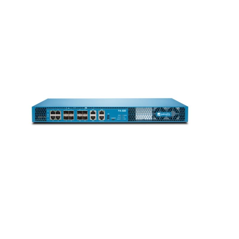 PA-820, Palo Alto Networks PA-820 Security Appliance, 1U, GigE, Front-to-back airflow