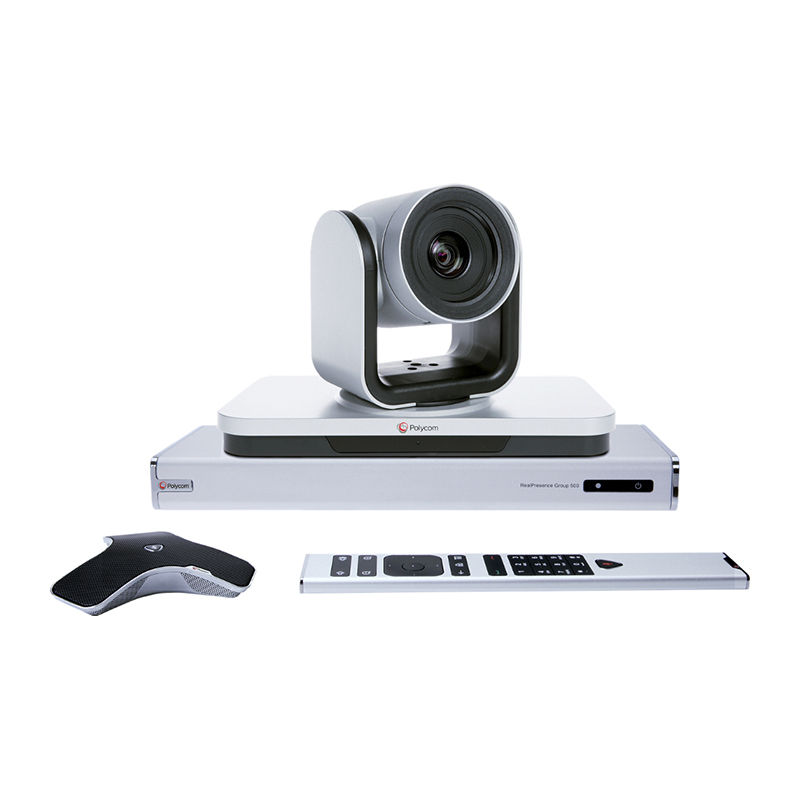 G310-1080P, Polycom Group Series Video Conferencing Terminal, 12x zoom camera/360~ microphone/50-100呢 coverage