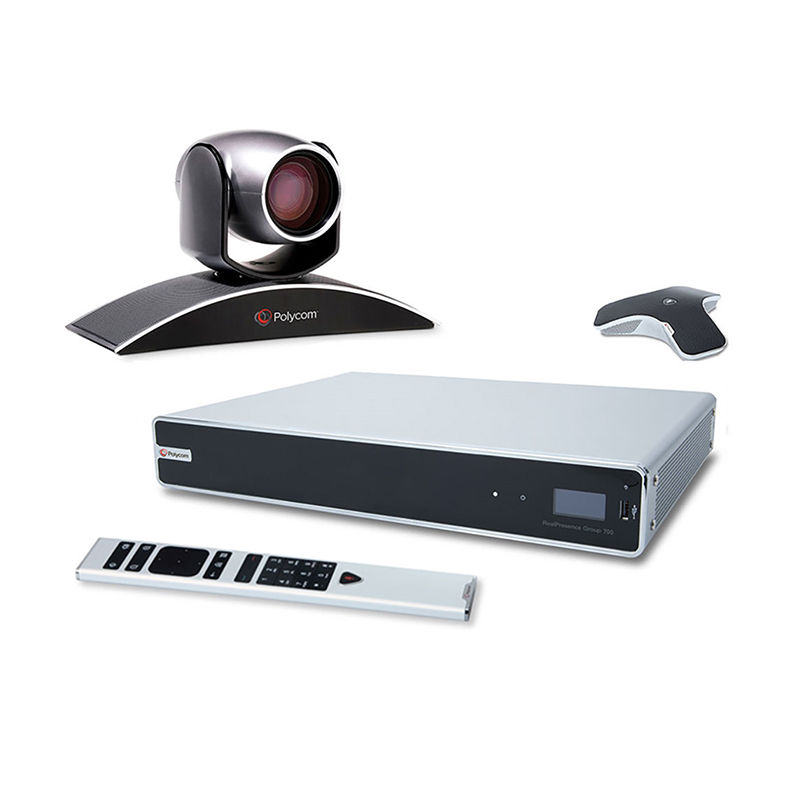 G700-1080P, Polycom Group700 Video Conference Terminal, 1080P HD, 12x Zoom, 360~ Mic