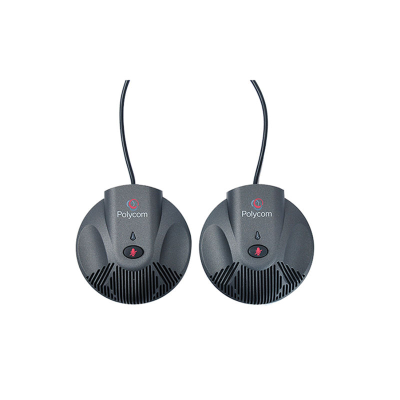 SoundStation-Duo-Expansion-Microphone, Polycom SoundStation Duo Conference Phone Accessory, Noise reduction/Hi-fi speaker/40-60呢 room