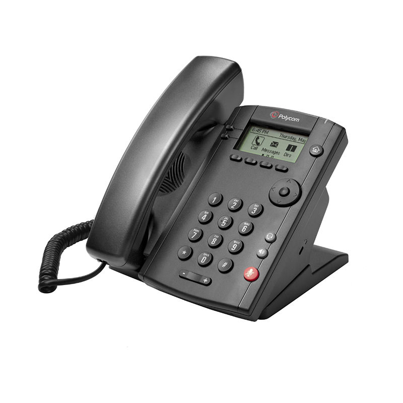 VVX101, Polycom VVX Series Conference Phone, 1-line IP Phone/Omnidirectional Mic/Audio Terminal